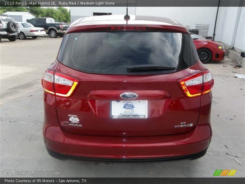 Ruby Red / Medium Light Stone 2013 Ford C-Max Hybrid SE