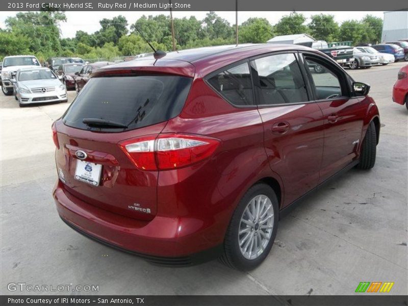 Ruby Red / Medium Light Stone 2013 Ford C-Max Hybrid SE