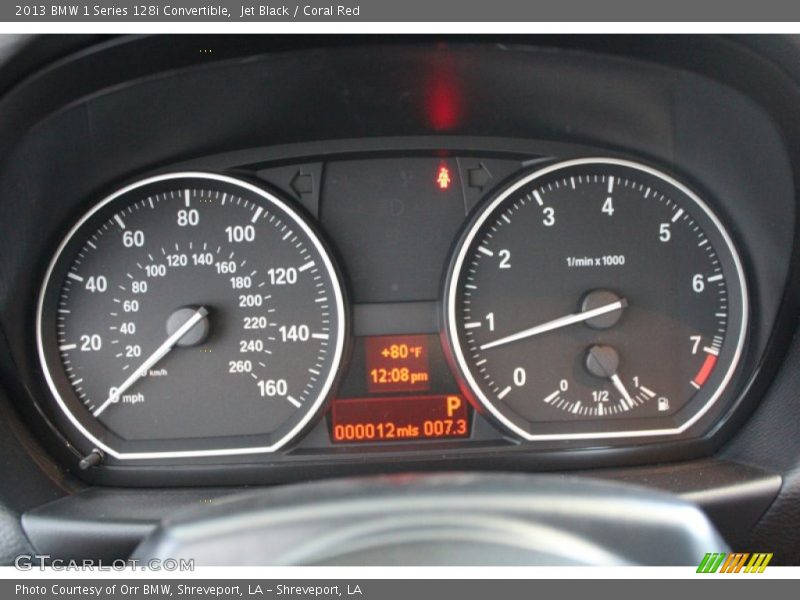  2013 1 Series 128i Convertible 128i Convertible Gauges