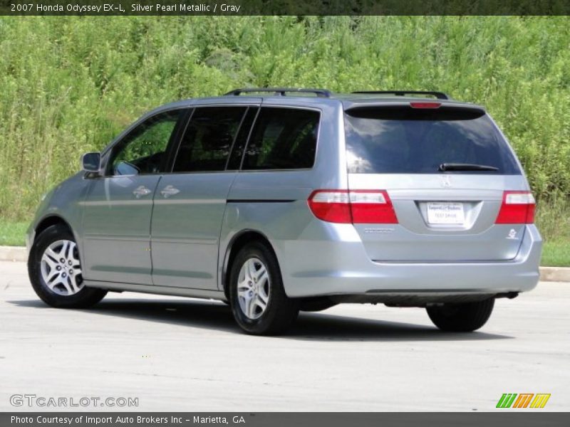 Silver Pearl Metallic / Gray 2007 Honda Odyssey EX-L