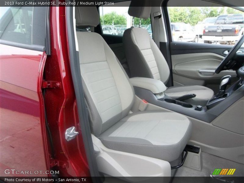 Ruby Red / Medium Light Stone 2013 Ford C-Max Hybrid SE