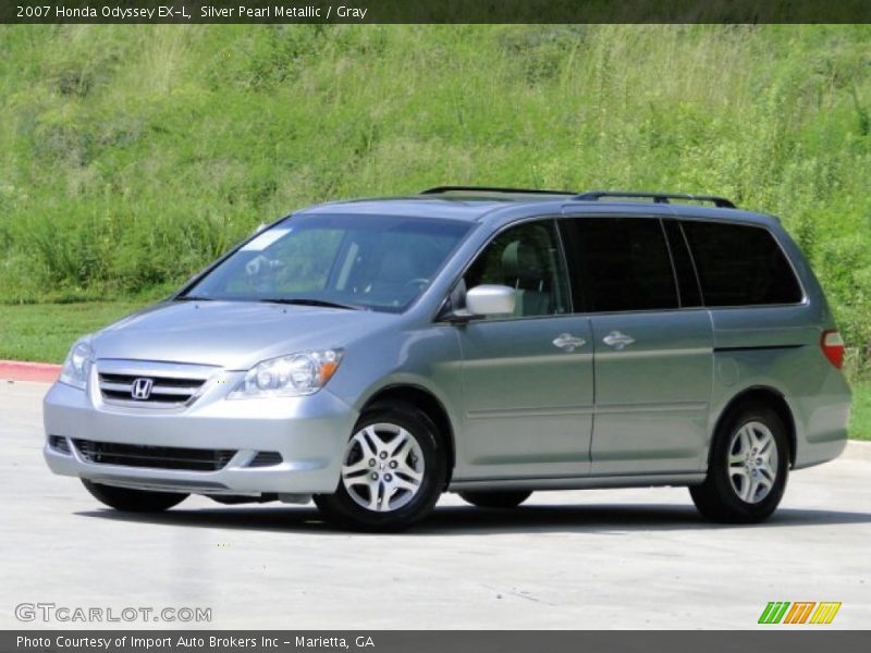 Silver Pearl Metallic / Gray 2007 Honda Odyssey EX-L