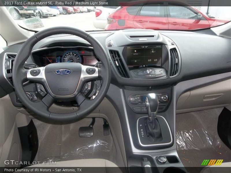 Ruby Red / Medium Light Stone 2013 Ford C-Max Hybrid SE