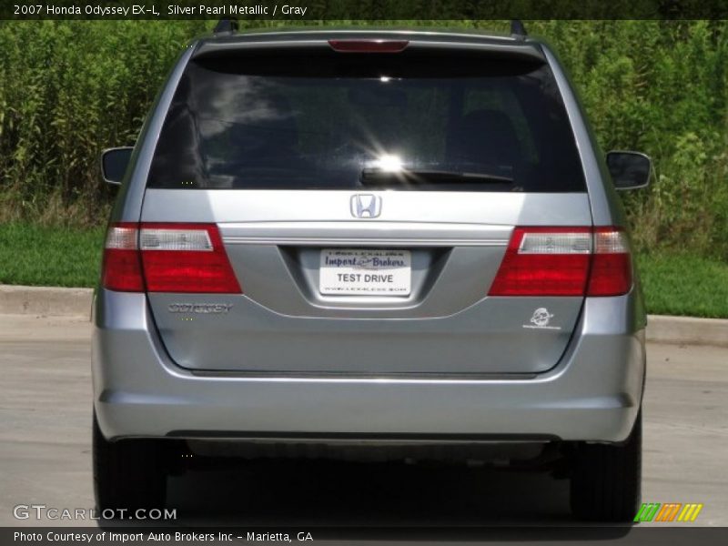 Silver Pearl Metallic / Gray 2007 Honda Odyssey EX-L