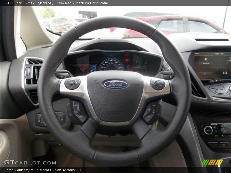Ruby Red / Medium Light Stone 2013 Ford C-Max Hybrid SE