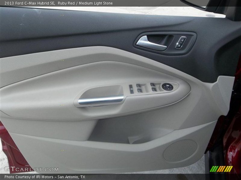 Ruby Red / Medium Light Stone 2013 Ford C-Max Hybrid SE