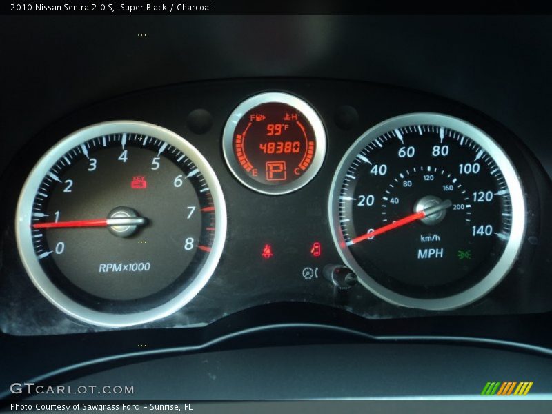 Super Black / Charcoal 2010 Nissan Sentra 2.0 S