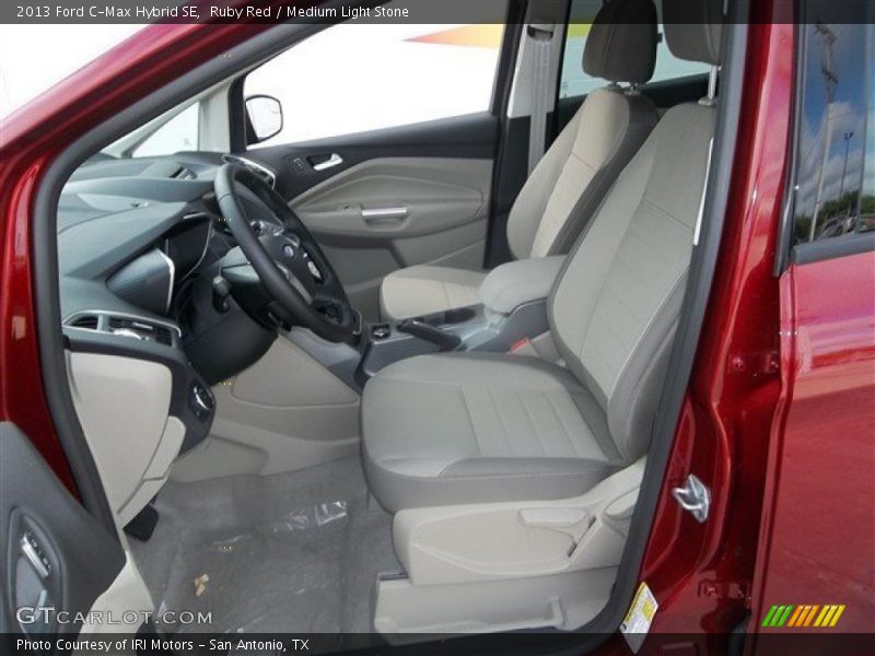 Ruby Red / Medium Light Stone 2013 Ford C-Max Hybrid SE