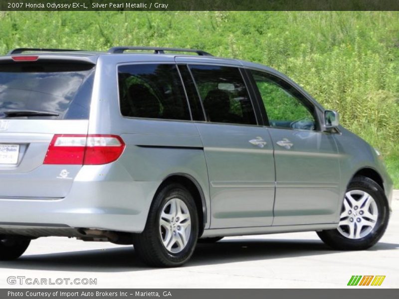 Silver Pearl Metallic / Gray 2007 Honda Odyssey EX-L