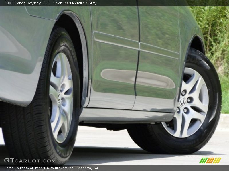 Silver Pearl Metallic / Gray 2007 Honda Odyssey EX-L