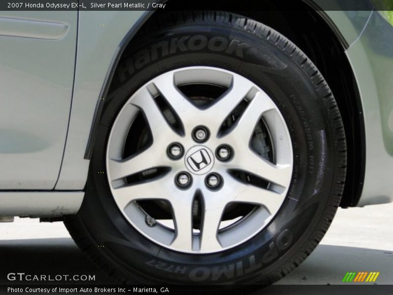 Silver Pearl Metallic / Gray 2007 Honda Odyssey EX-L
