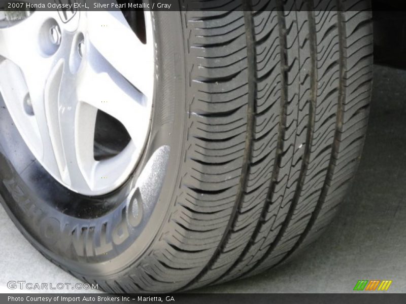 Silver Pearl Metallic / Gray 2007 Honda Odyssey EX-L