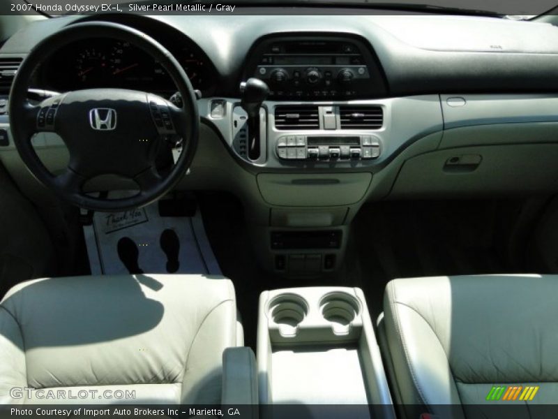 Silver Pearl Metallic / Gray 2007 Honda Odyssey EX-L