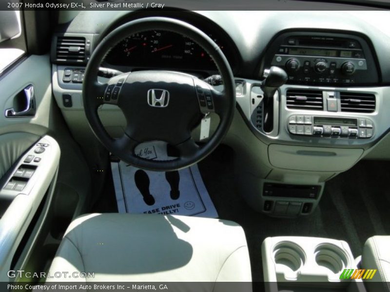 Silver Pearl Metallic / Gray 2007 Honda Odyssey EX-L