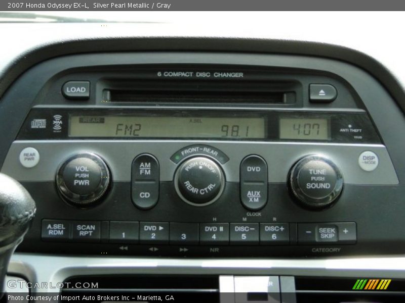 Silver Pearl Metallic / Gray 2007 Honda Odyssey EX-L