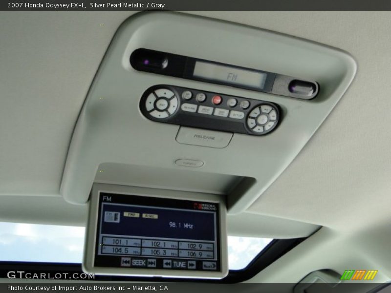Silver Pearl Metallic / Gray 2007 Honda Odyssey EX-L