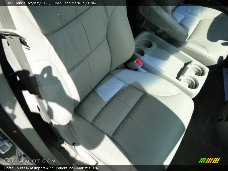 Silver Pearl Metallic / Gray 2007 Honda Odyssey EX-L