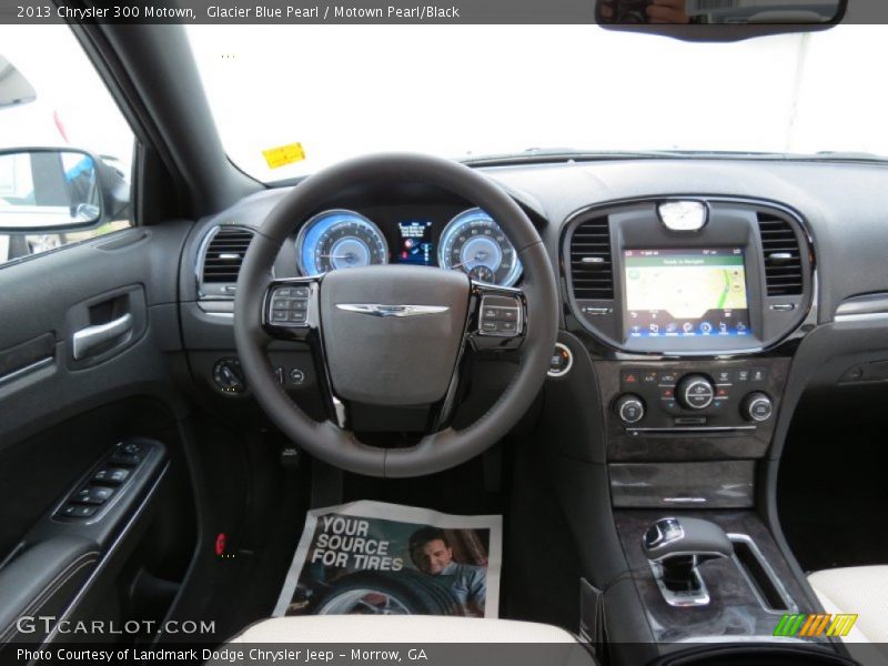 Glacier Blue Pearl / Motown Pearl/Black 2013 Chrysler 300 Motown