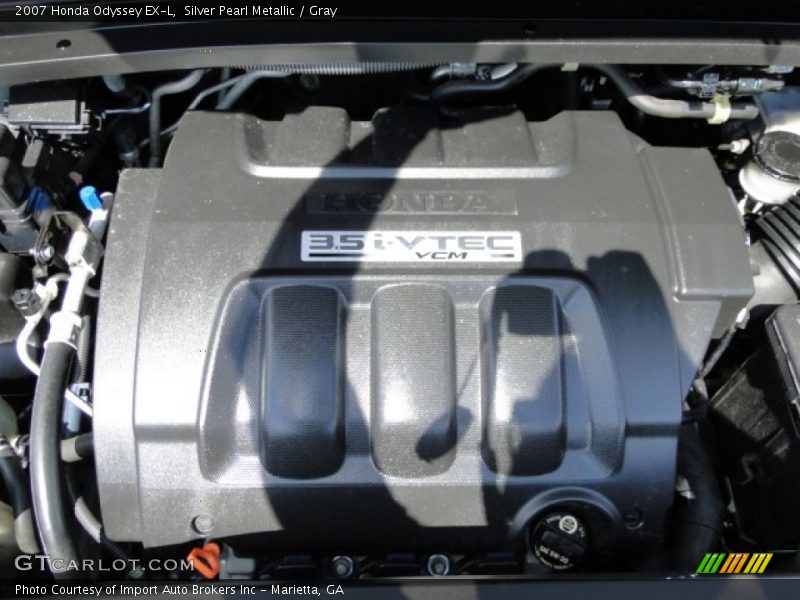 Silver Pearl Metallic / Gray 2007 Honda Odyssey EX-L