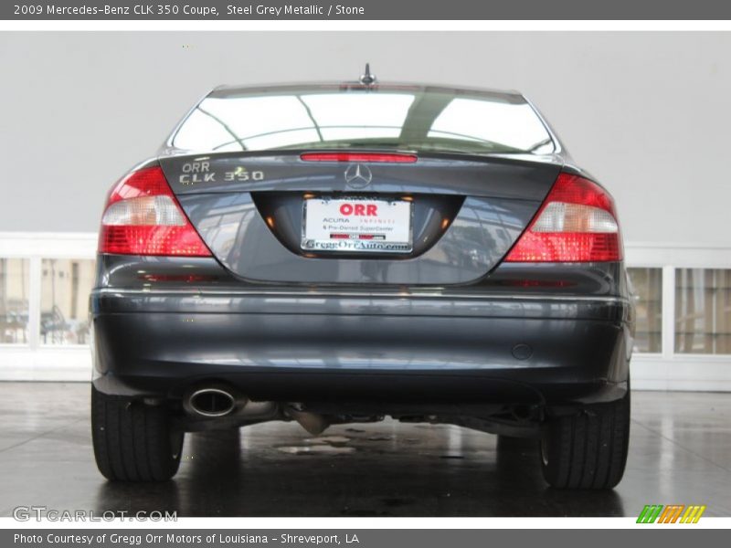 Steel Grey Metallic / Stone 2009 Mercedes-Benz CLK 350 Coupe