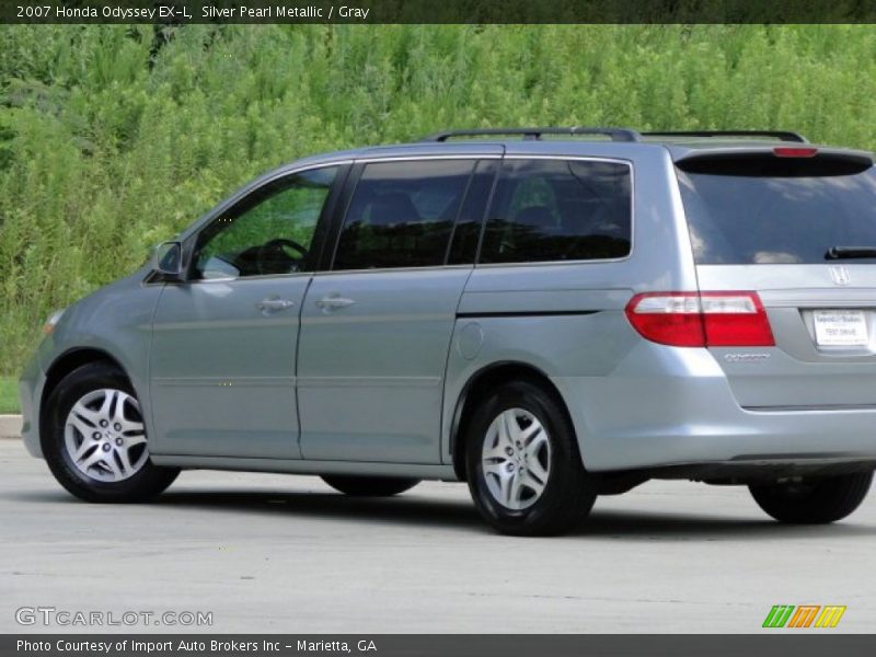 Silver Pearl Metallic / Gray 2007 Honda Odyssey EX-L