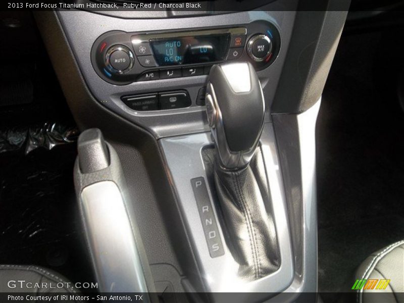 Ruby Red / Charcoal Black 2013 Ford Focus Titanium Hatchback