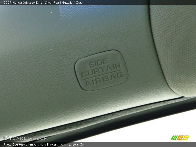 Silver Pearl Metallic / Gray 2007 Honda Odyssey EX-L
