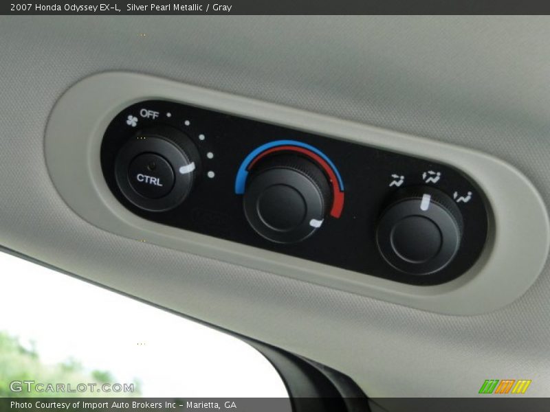 Silver Pearl Metallic / Gray 2007 Honda Odyssey EX-L