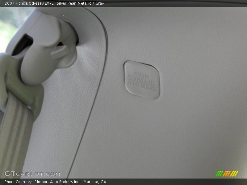 Silver Pearl Metallic / Gray 2007 Honda Odyssey EX-L