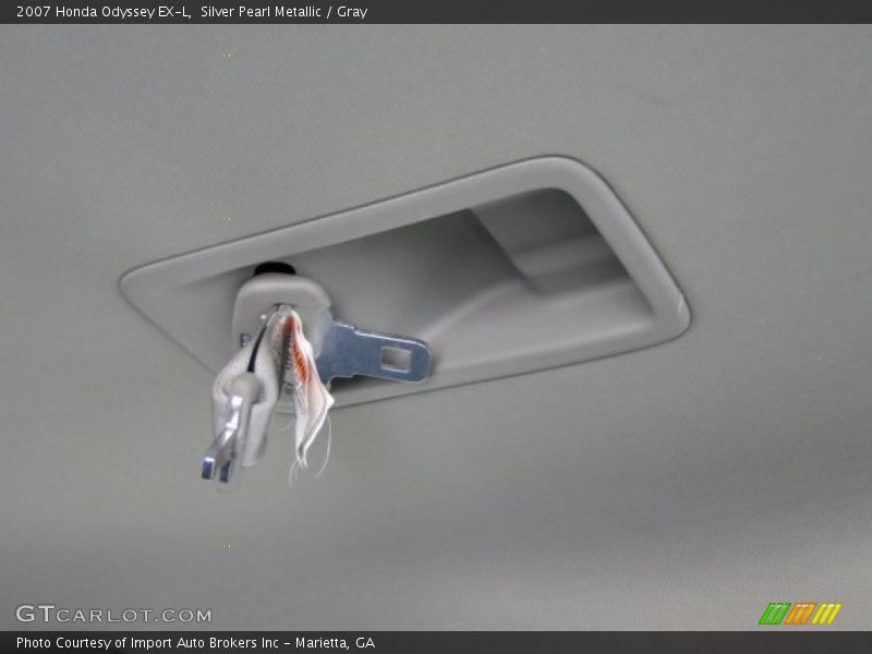 Silver Pearl Metallic / Gray 2007 Honda Odyssey EX-L