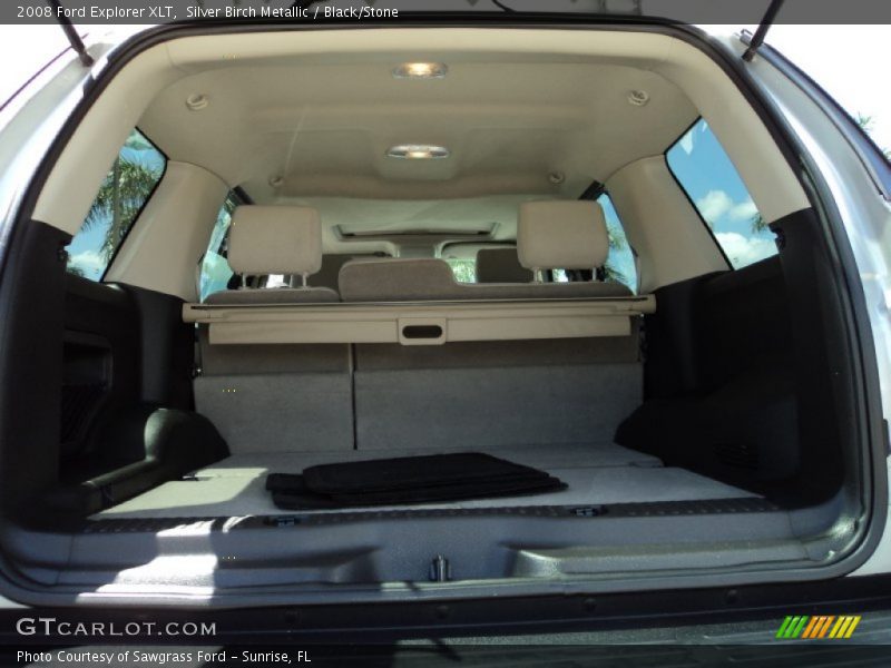 Silver Birch Metallic / Black/Stone 2008 Ford Explorer XLT