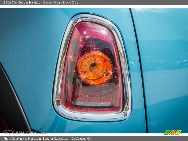 Oxygen Blue / Black/Grey 2009 Mini Cooper Hardtop