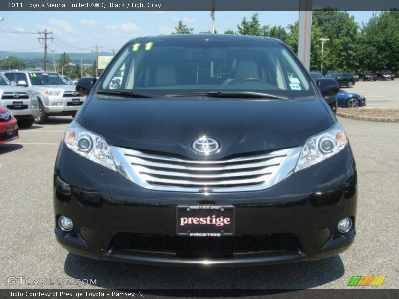 Black / Light Gray 2011 Toyota Sienna Limited AWD