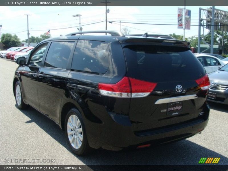 Black / Light Gray 2011 Toyota Sienna Limited AWD
