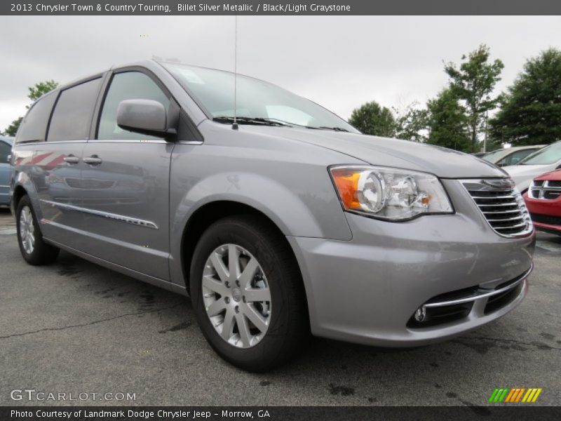 Billet Silver Metallic / Black/Light Graystone 2013 Chrysler Town & Country Touring