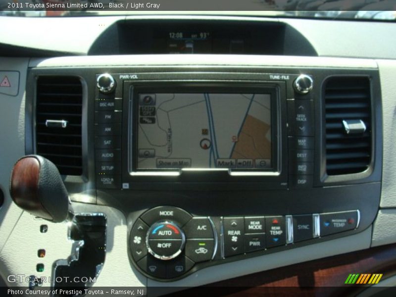 Black / Light Gray 2011 Toyota Sienna Limited AWD