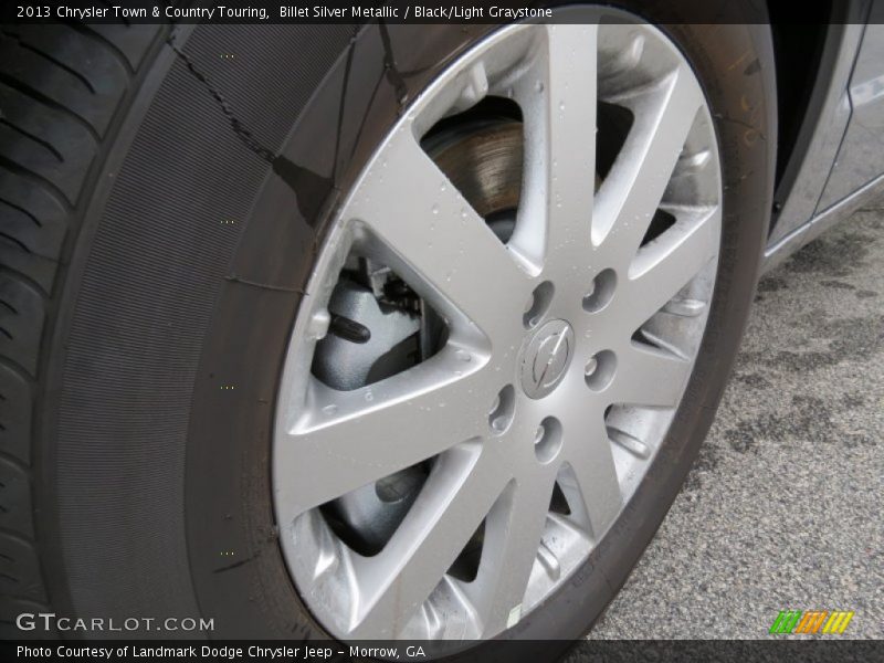Billet Silver Metallic / Black/Light Graystone 2013 Chrysler Town & Country Touring
