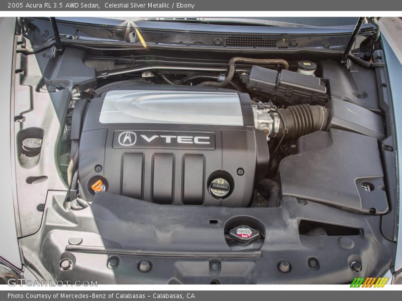  2005 RL 3.5 AWD Sedan Engine - 3.5 Liter SOHC 24-Valve VTEC V6