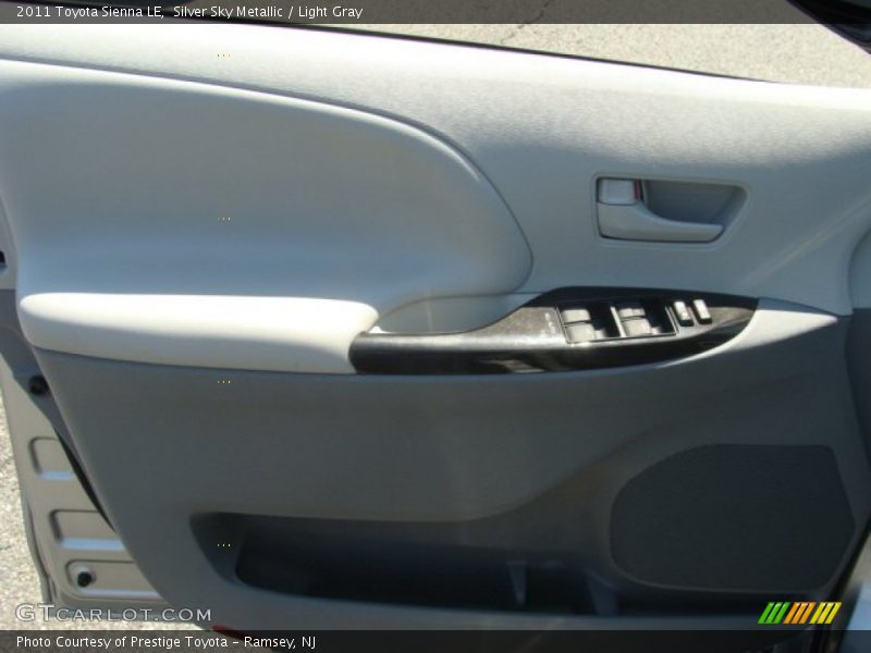 Silver Sky Metallic / Light Gray 2011 Toyota Sienna LE