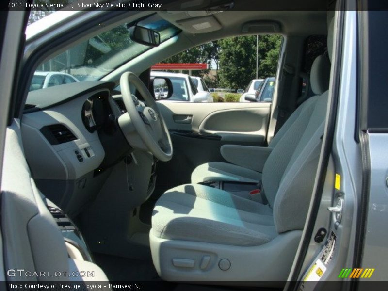 Silver Sky Metallic / Light Gray 2011 Toyota Sienna LE