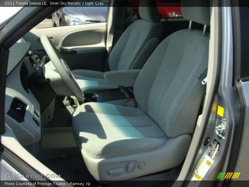 Silver Sky Metallic / Light Gray 2011 Toyota Sienna LE