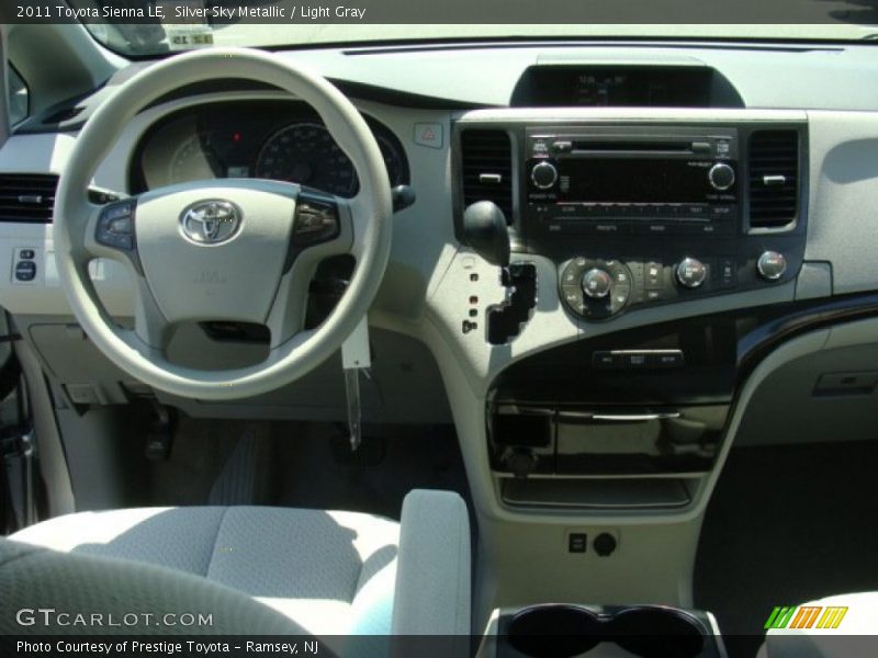 Silver Sky Metallic / Light Gray 2011 Toyota Sienna LE