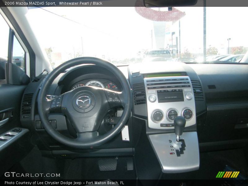 Whitewater Pearl / Black 2006 Mazda MAZDA5 Sport