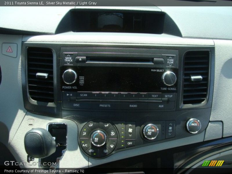 Silver Sky Metallic / Light Gray 2011 Toyota Sienna LE