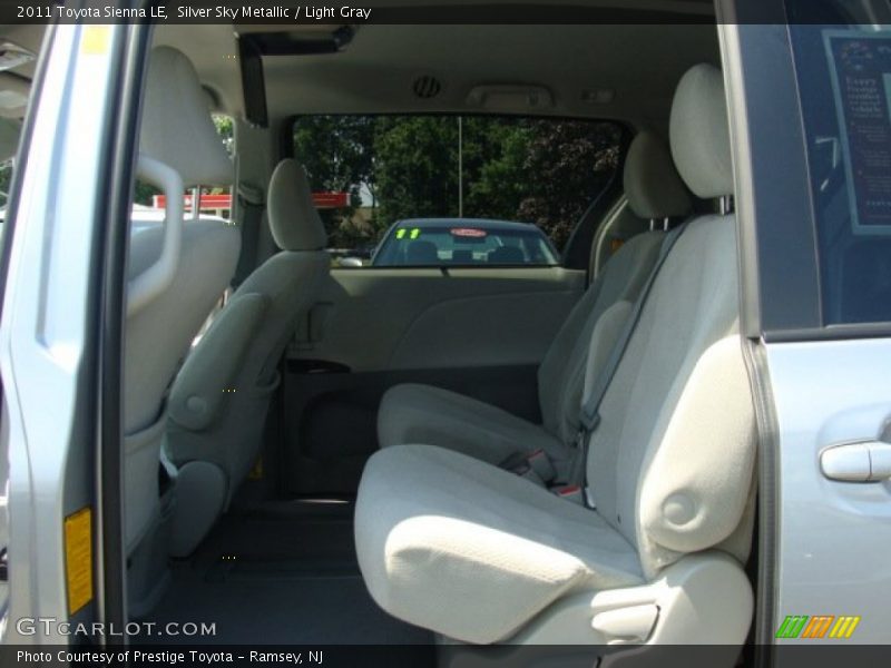 Silver Sky Metallic / Light Gray 2011 Toyota Sienna LE
