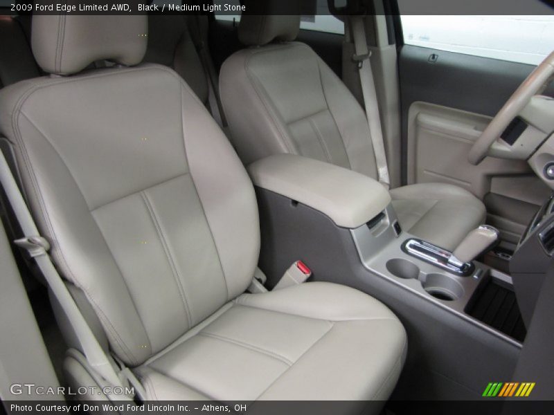 Black / Medium Light Stone 2009 Ford Edge Limited AWD