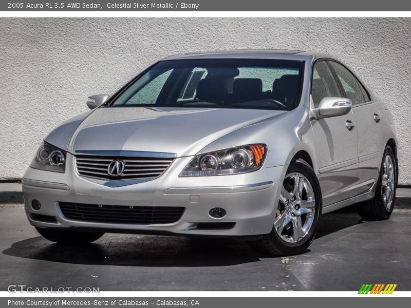 Celestial Silver Metallic / Ebony 2005 Acura RL 3.5 AWD Sedan