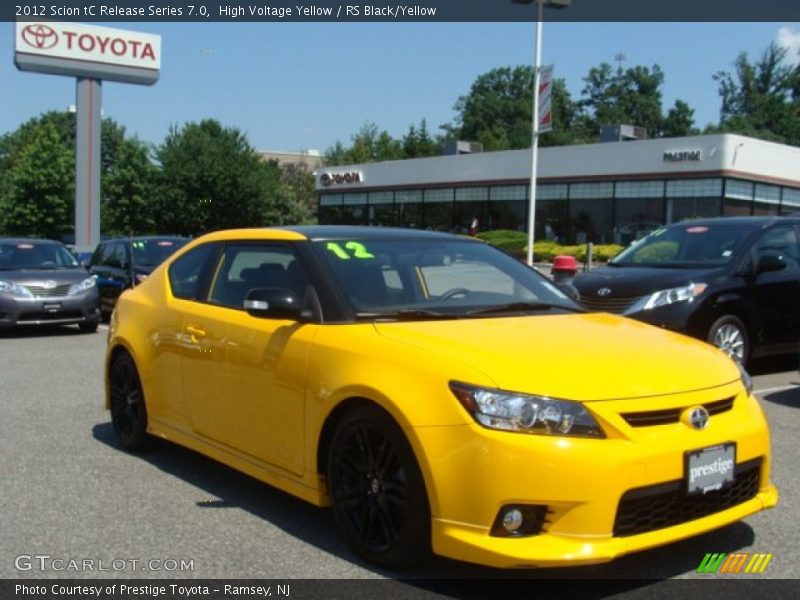 High Voltage Yellow / RS Black/Yellow 2012 Scion tC Release Series 7.0