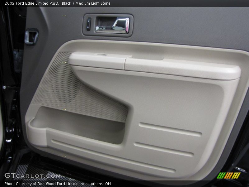 Black / Medium Light Stone 2009 Ford Edge Limited AWD