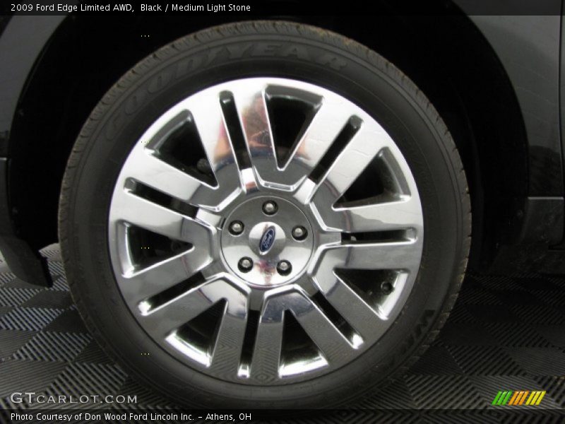 Black / Medium Light Stone 2009 Ford Edge Limited AWD